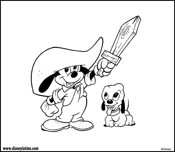 DIBUJOS INFANTILES DE MIKEY PARA COLOREAR